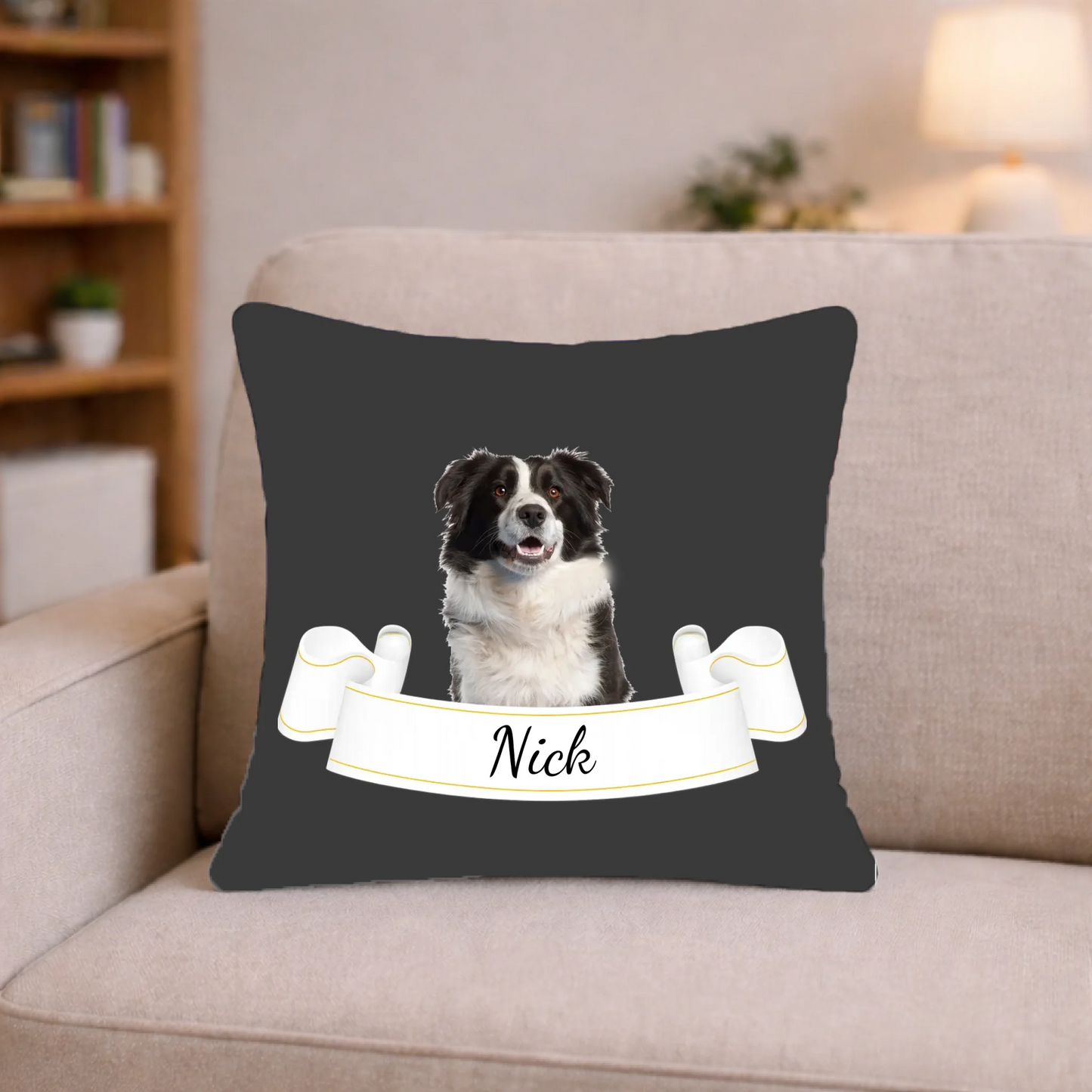 mockup almofada personalizada natal
