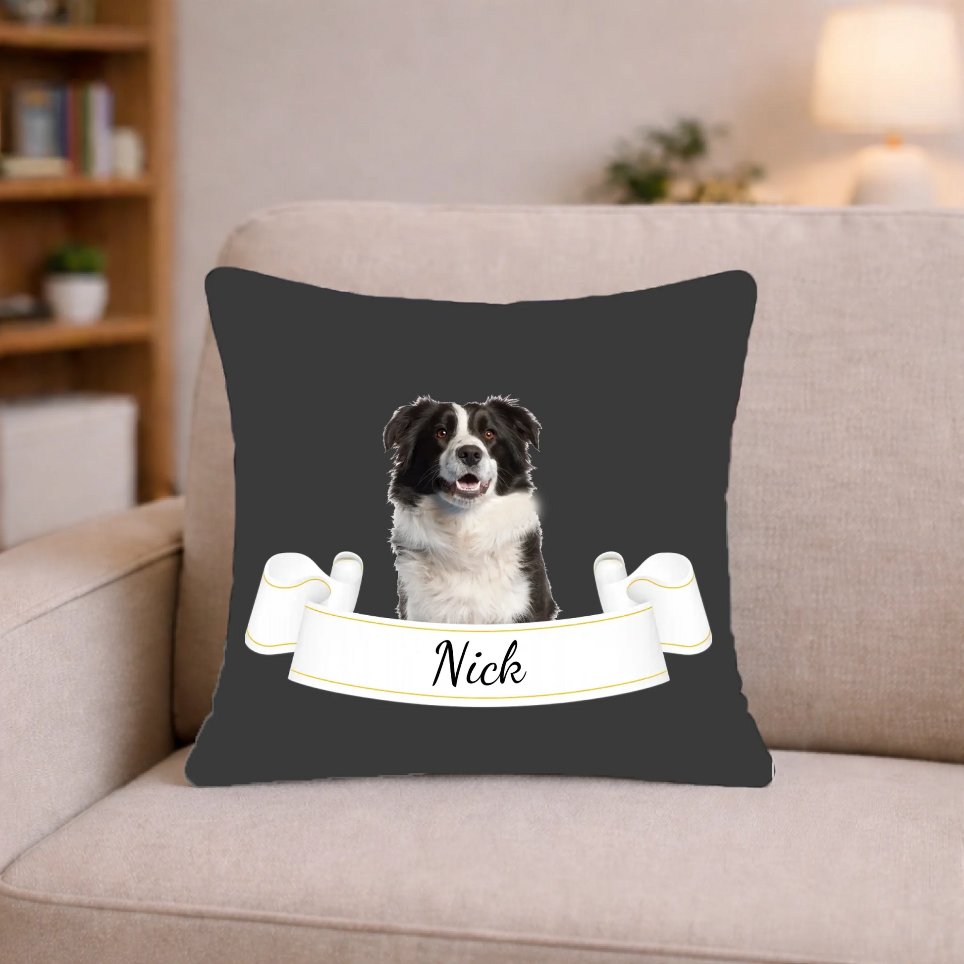 mockup almofada personalizada natal